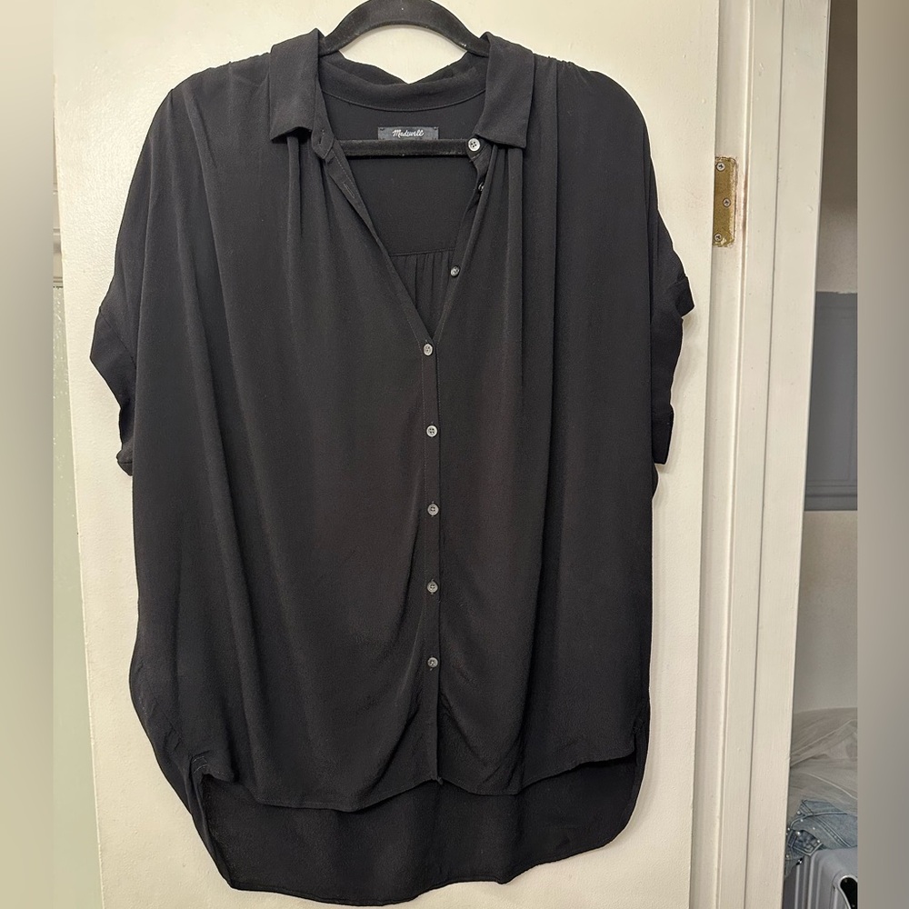 Madewell Black Blouse